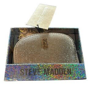 Steve Madden Women's Bjadez Card Case Wallet JADEZ Dome Zipper Pouch